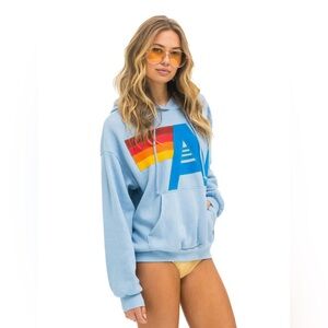 RARE* Aviator Nation Ice Logo Stitch Hoodie